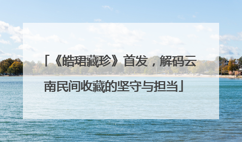 《皓珺藏珍》首发，解码云南民间收藏的坚守与担当