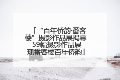 “百年侨韵·番客楼”摄影作品展揭幕 59幅摄影作品展现番客楼百年侨韵