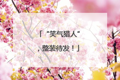 “笑气猎人”，整装待发！