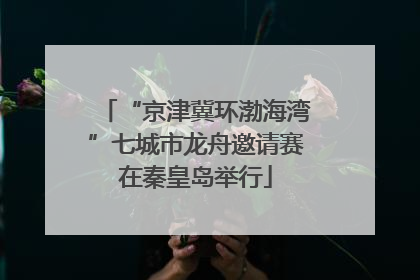 “京津冀环渤海湾”七城市龙舟邀请赛在秦皇岛举行
