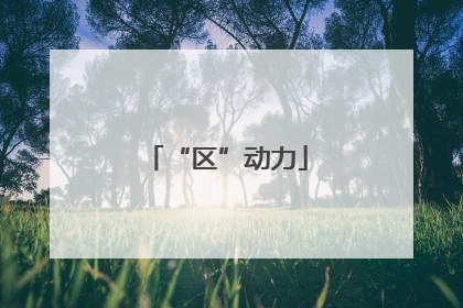 “区”动力