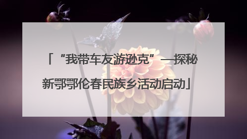 “我带车友游逊克”—探秘新鄂鄂伦春民族乡活动启动