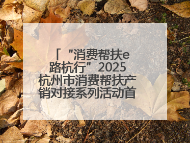 “消费帮扶e 路杭行”2025杭州市消费帮扶产销对接系列活动首场活动圆满收官