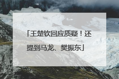 王楚钦回应质疑！还提到马龙、樊振东