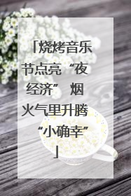 烧烤音乐节点亮“夜经济” 烟火气里升腾“小确幸”