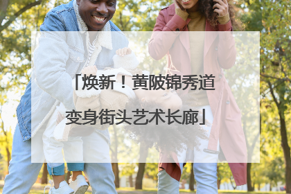 焕新！黄陂锦秀道变身街头艺术长廊