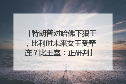 特朗普对哈佛下狠手，比利时未来女王受牵连？比王室：正研判