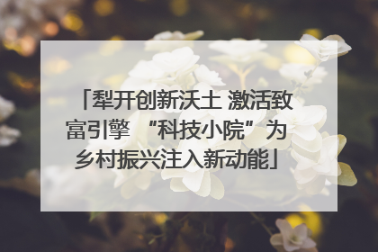 犁开创新沃土 激活致富引擎 “科技小院”为乡村振兴注入新动能