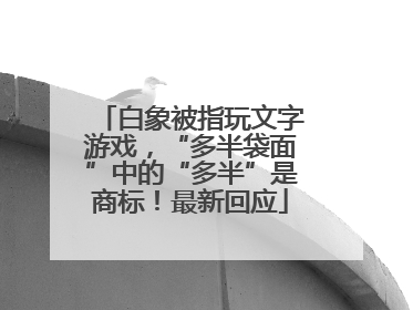 白象被指玩文字游戏，“多半袋面”中的“多半”是商标！最新回应
