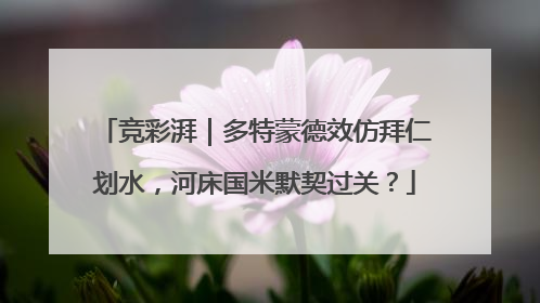 竞彩湃｜多特蒙德效仿拜仁划水，河床国米默契过关？