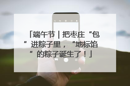 端午节｜把枣庄“包”进粽子里，“地标馅”的粽子诞生了！