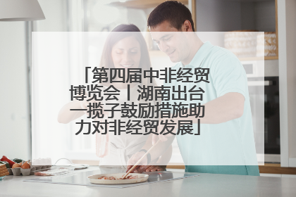 第四届中非经贸博览会丨湖南出台一揽子鼓励措施助力对非经贸发展