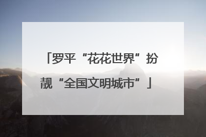 罗平“花花世界”扮靓“全国文明城市”