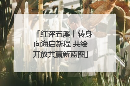 红评五溪丨转身向海启新程 共绘开放共赢新蓝图