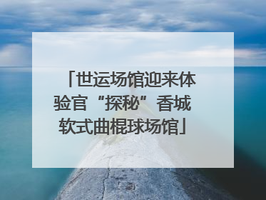 世运场馆迎来体验官“探秘”香城软式曲棍球场馆