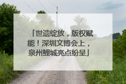 世遗绽放，版权赋能！深圳文博会上，泉州鲤城亮点纷呈