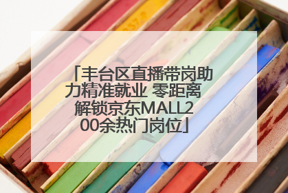 丰台区直播带岗助力精准就业 零距离解锁京东MALL200余热门岗位
