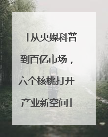 从央媒科普到百亿市场，六个核桃打开产业新空间