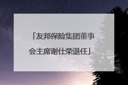 友邦保险集团董事会主席谢仕荣退任