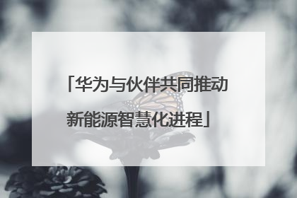 华为与伙伴共同推动新能源智慧化进程