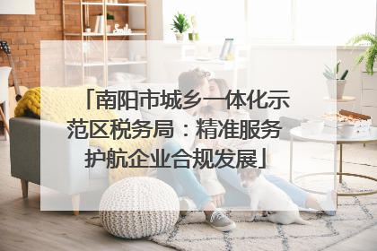南阳市城乡一体化示范区税务局：精准服务护航企业合规发展