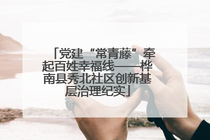 党建“常青藤”牵起百姓幸福线——桦南县秀北社区创新基层治理纪实