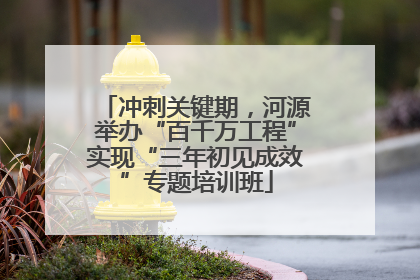 冲刺关键期，河源举办“百千万工程”实现“三年初见成效”专题培训班