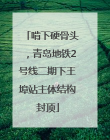 啃下硬骨头，青岛地铁2号线二期下王埠站主体结构封顶