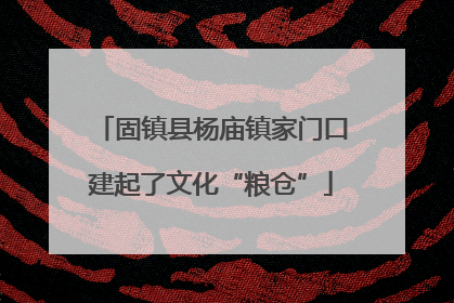固镇县杨庙镇家门口建起了文化“粮仓”