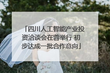 四川人工智能产业投资洽谈会在蓉举行 初步达成一批合作意向