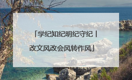 学纪知纪明纪守纪丨改文风改会风转作风