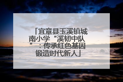 宜章县玉溪镇城南小学“溪韧中队”：传承红色基因 锻造时代新人
