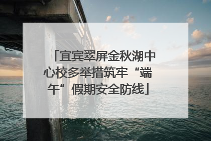 宜宾翠屏金秋湖中心校多举措筑牢“端午”假期安全防线
