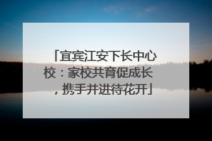宜宾江安下长中心校：家校共育促成长，携手并进待花开