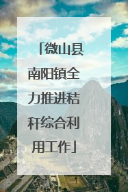 微山县南阳镇全力推进秸秆综合利用工作