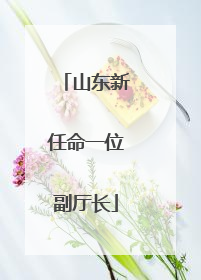 山东新任命一位副厅长