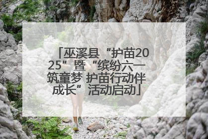 巫溪县“护苗2025”暨“缤纷六一筑童梦 护苗行动伴成长”活动启动