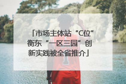 市场主体站“C位” 衡东“一区三园”创新实践被全省推介