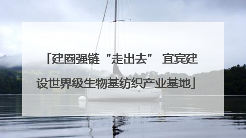 建圈强链“走出去” 宜宾建设世界级生物基纺织产业基地