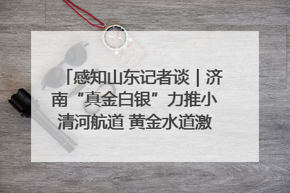 感知山东记者谈｜济南“真金白银”力推小清河航道 黄金水道激活区域经济新动能