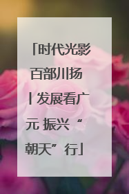 时代光影 百部川扬丨发展看广元 振兴“朝天”行