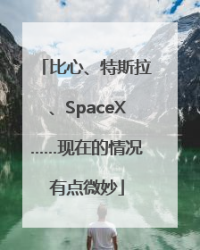 比心、特斯拉、SpaceX……现在的情况有点微妙