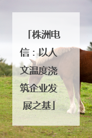 株洲电信：以人文温度浇筑企业发展之基
