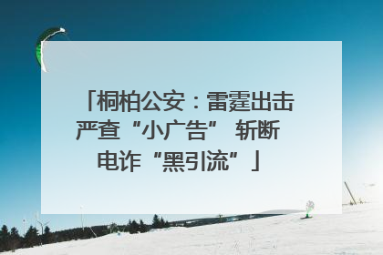桐柏公安：雷霆出击严查“小广告” 斩断电诈“黑引流”