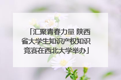 汇聚青春力量 陕西省大学生知识产权知识竞赛在西北大学举办