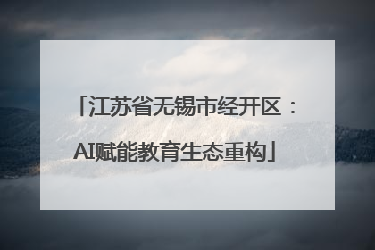 江苏省无锡市经开区：AI赋能教育生态重构