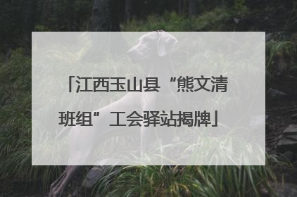 江西玉山县“熊文清班组”工会驿站揭牌