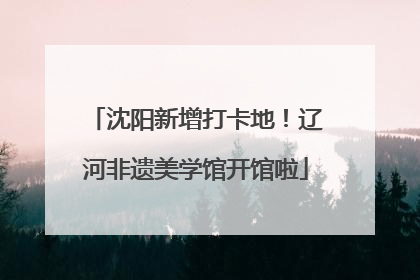 沈阳新增打卡地！辽河非遗美学馆开馆啦