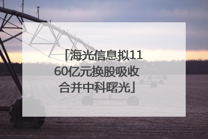 海光信息拟1160亿元换股吸收合并中科曙光
