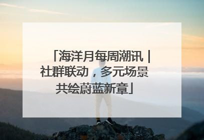 海洋月每周潮讯｜社群联动，多元场景共绘蔚蓝新章
